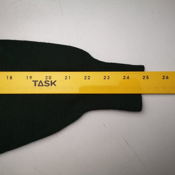 Antels Ladies Size 1X Dark Green Made in Hong Kong Mock Neck Sweater - Picture 7 of 9